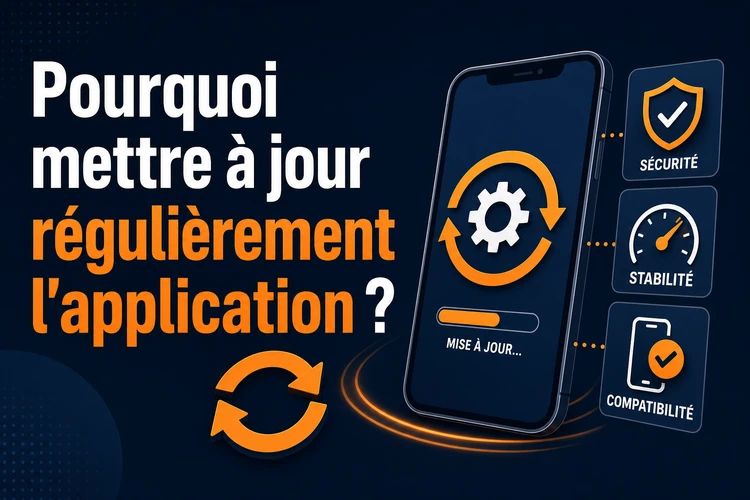 Pourquoi mettre à jour régulièrement l'application ?