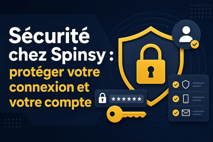 Sécurité chez Spinsy: protéger votre connexion et votre compte
