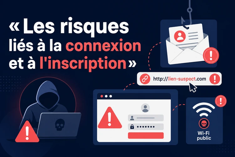 Les risques liés à la connexion et à l'inscription