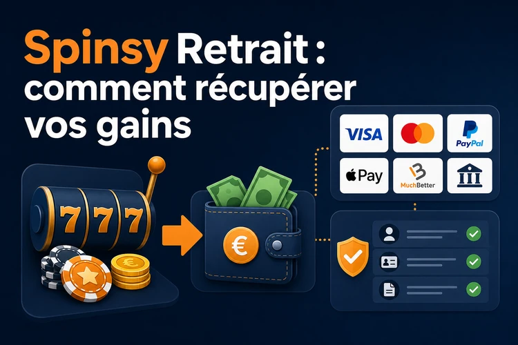 Spinsy Retrait : comment récupérer vos gains