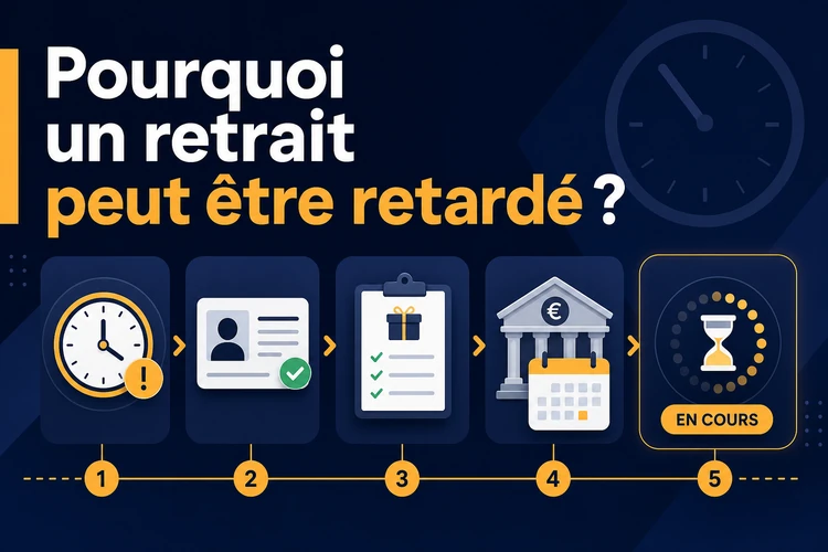 Pourquoi un retrait peut être retardé ?